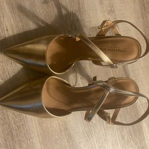 Gold and silver heels for special occasions